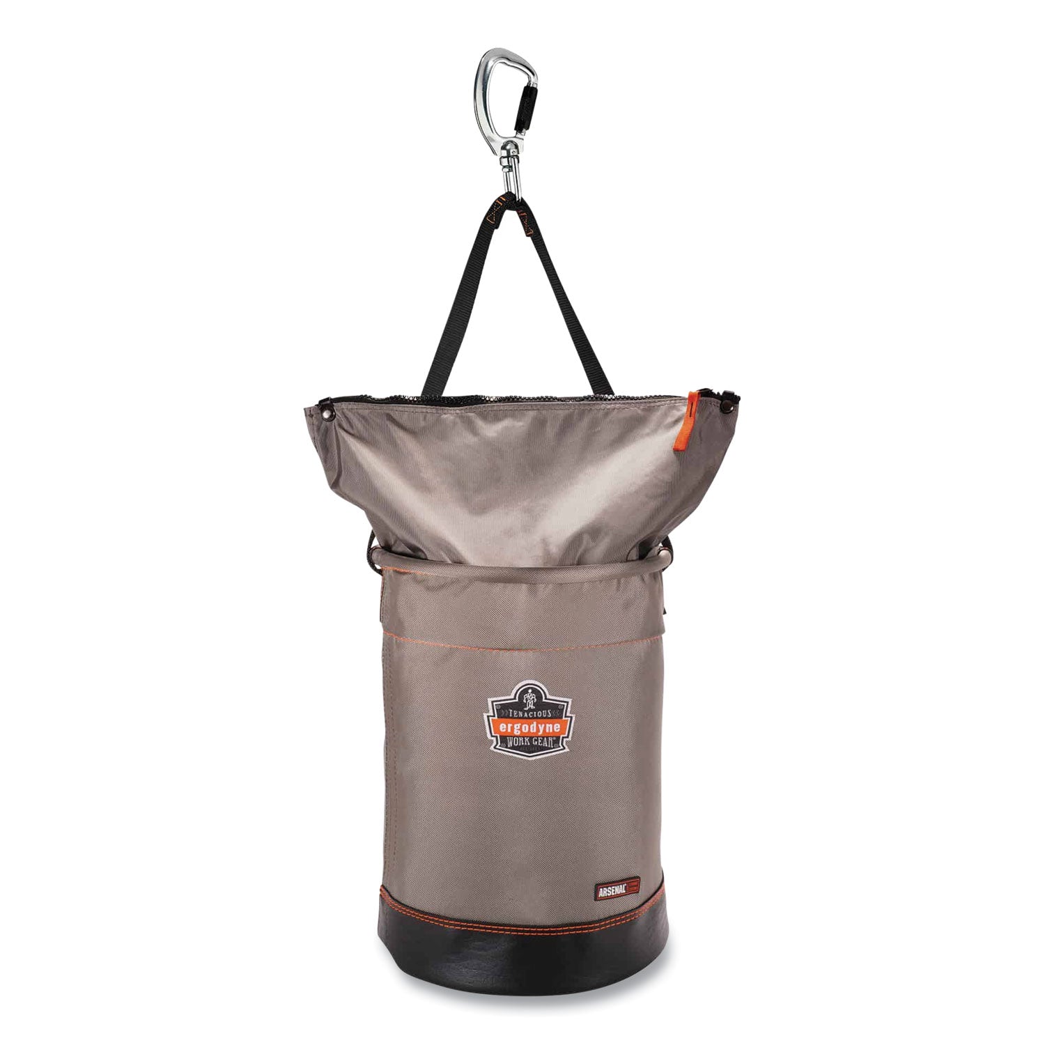 ergodyne-arsenal-5974-hoist-bucket-tool-bag-w-swiveling-carabiner-and-zipper-top-num-ego15974_1